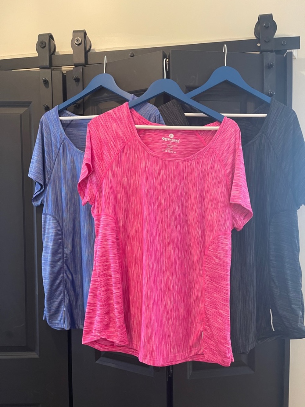 RBX Women’s Short-Sleeve Space-Dyed Tee - Black, Blue, Pink